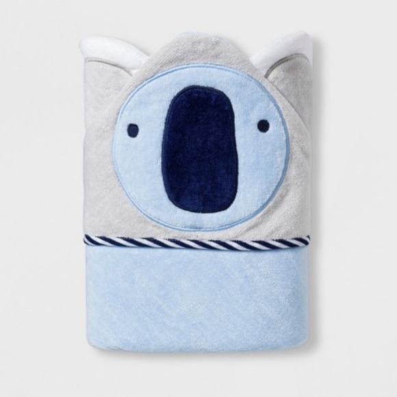 Baby Koala Hooded Towel - Cloud Island Blue - Picture 2 of 2